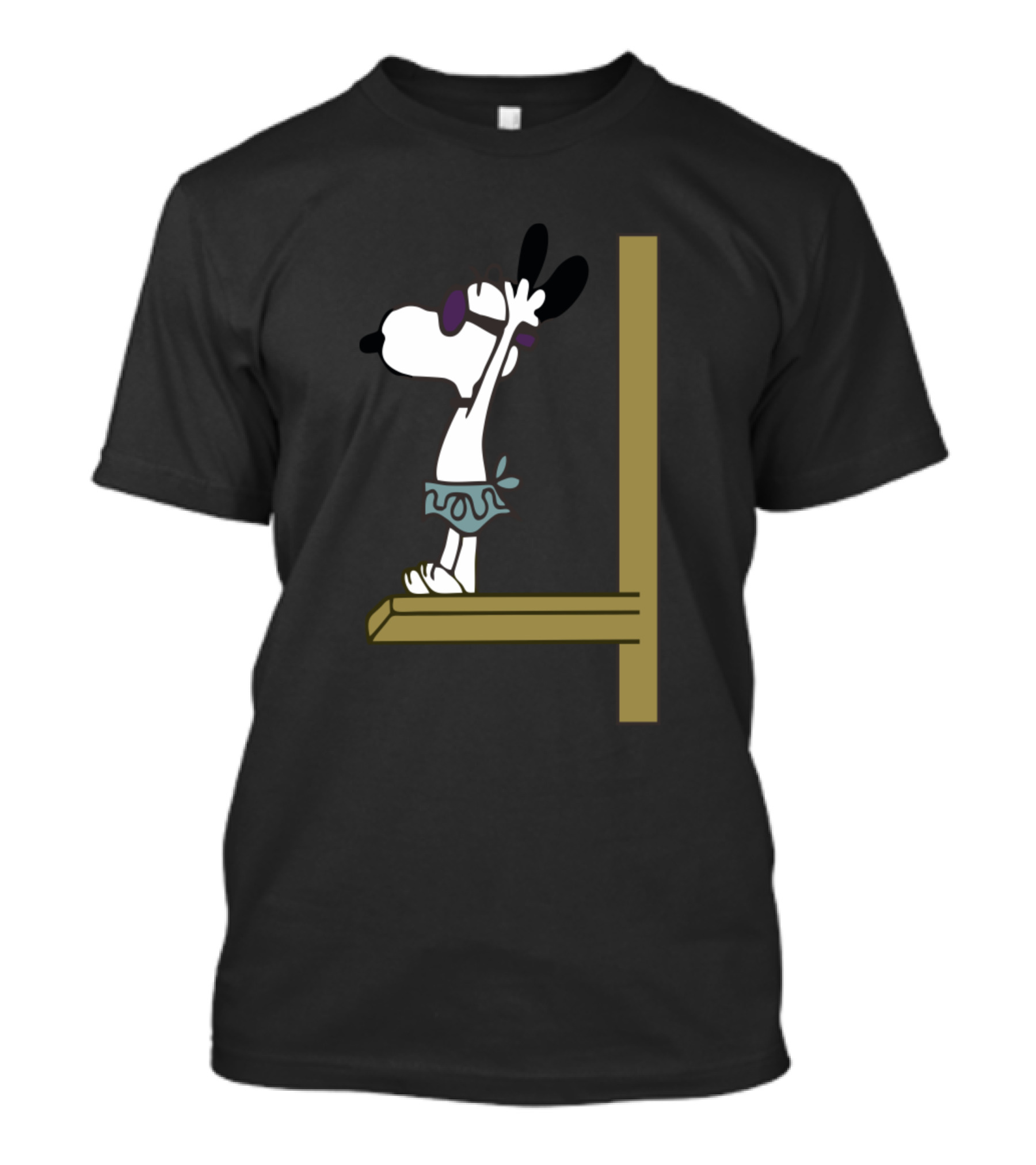 Snoopy Pool Dive Jump Adventure T-Shirt