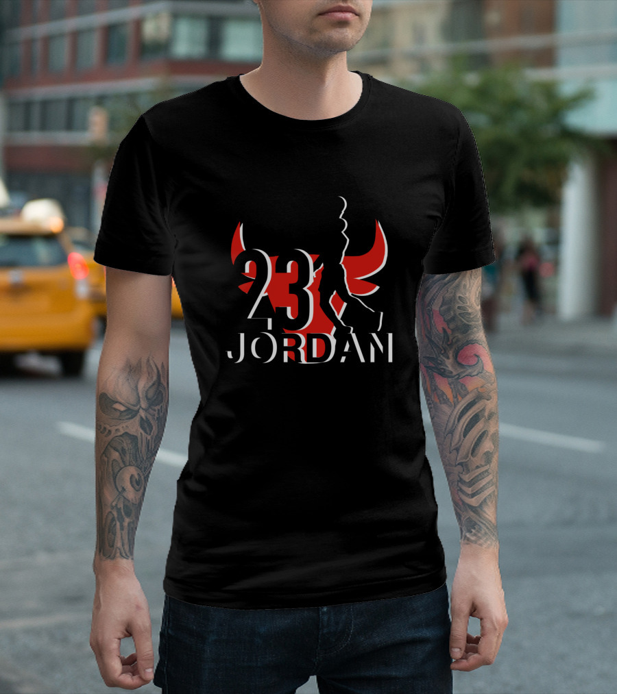 Jordan 23 Basketball Legend Silhouette Bulls T-Shirt