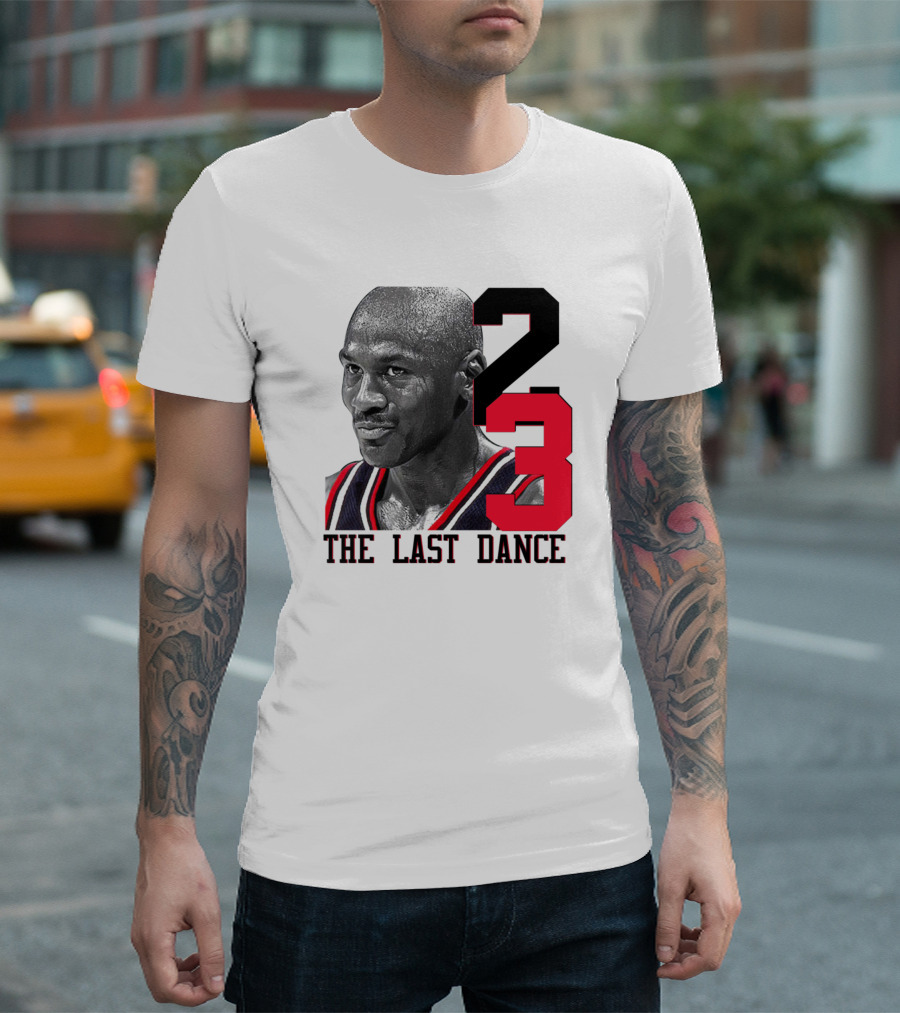 Jordan 23 Michael Jordan The Last Dance Vintage Basketball Legend T-Shirt