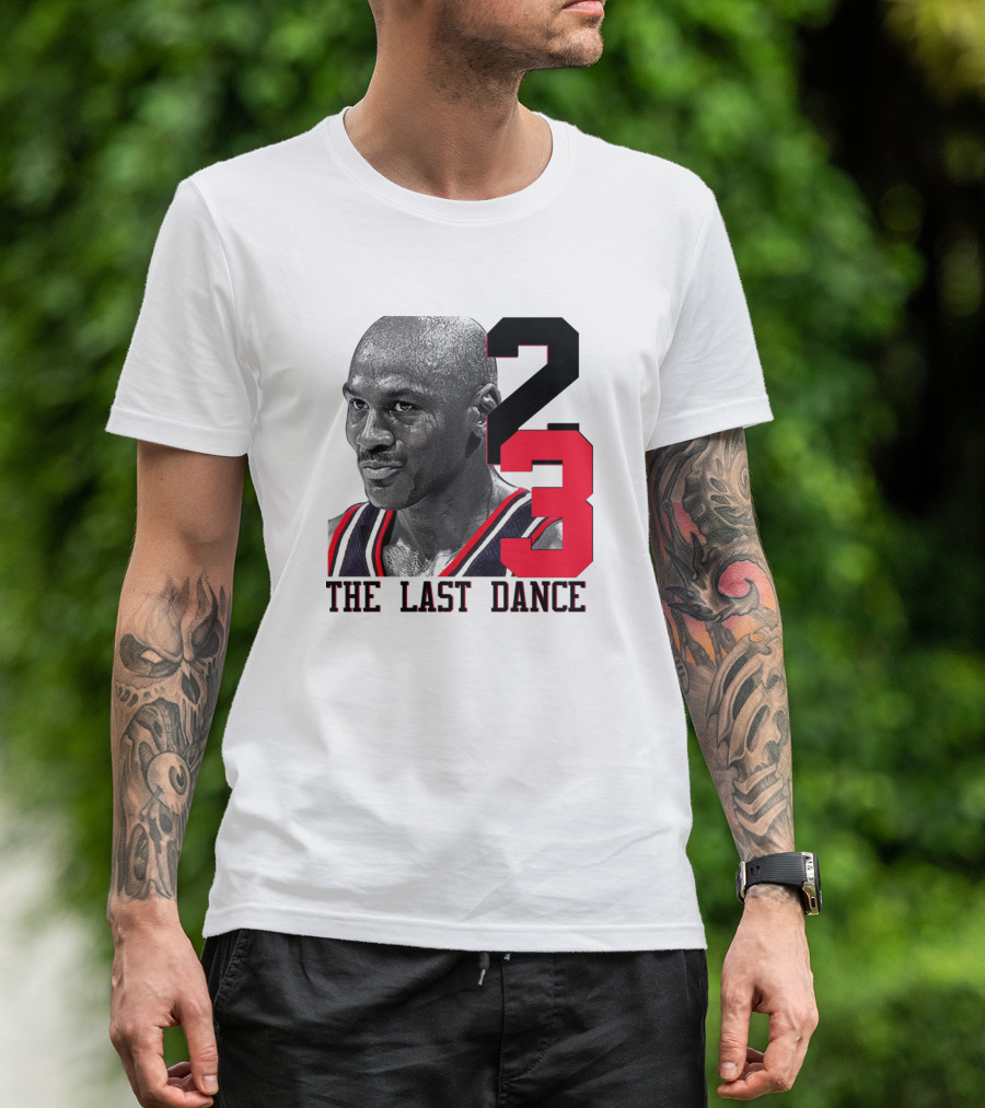 Jordan 23 Michael Jordan The Last Dance Vintage Basketball Legend T-Shirt