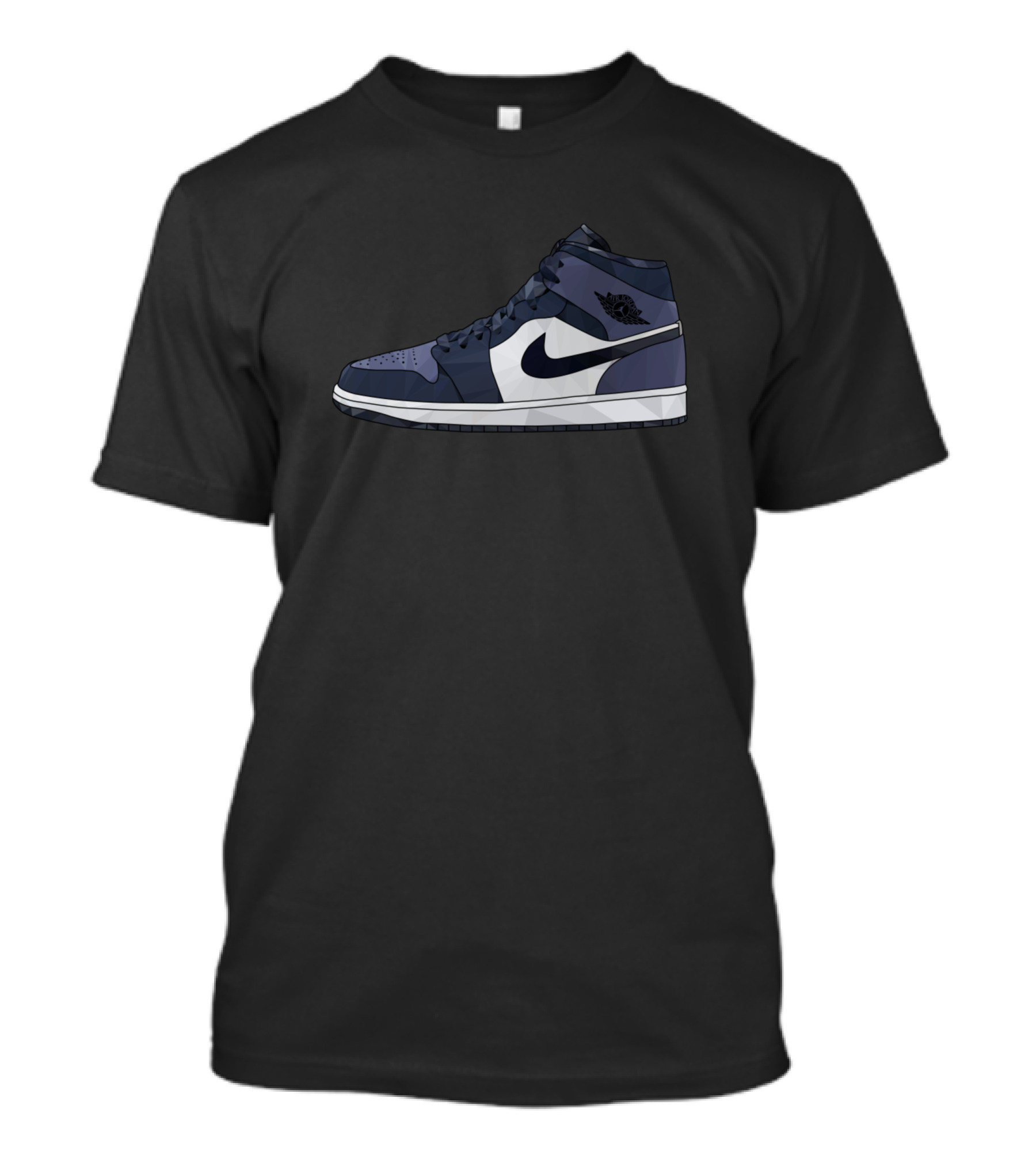 Jordan Air Jordan 1 Mid Sanded Purple Classic High-Top Sneaker T-Shirt