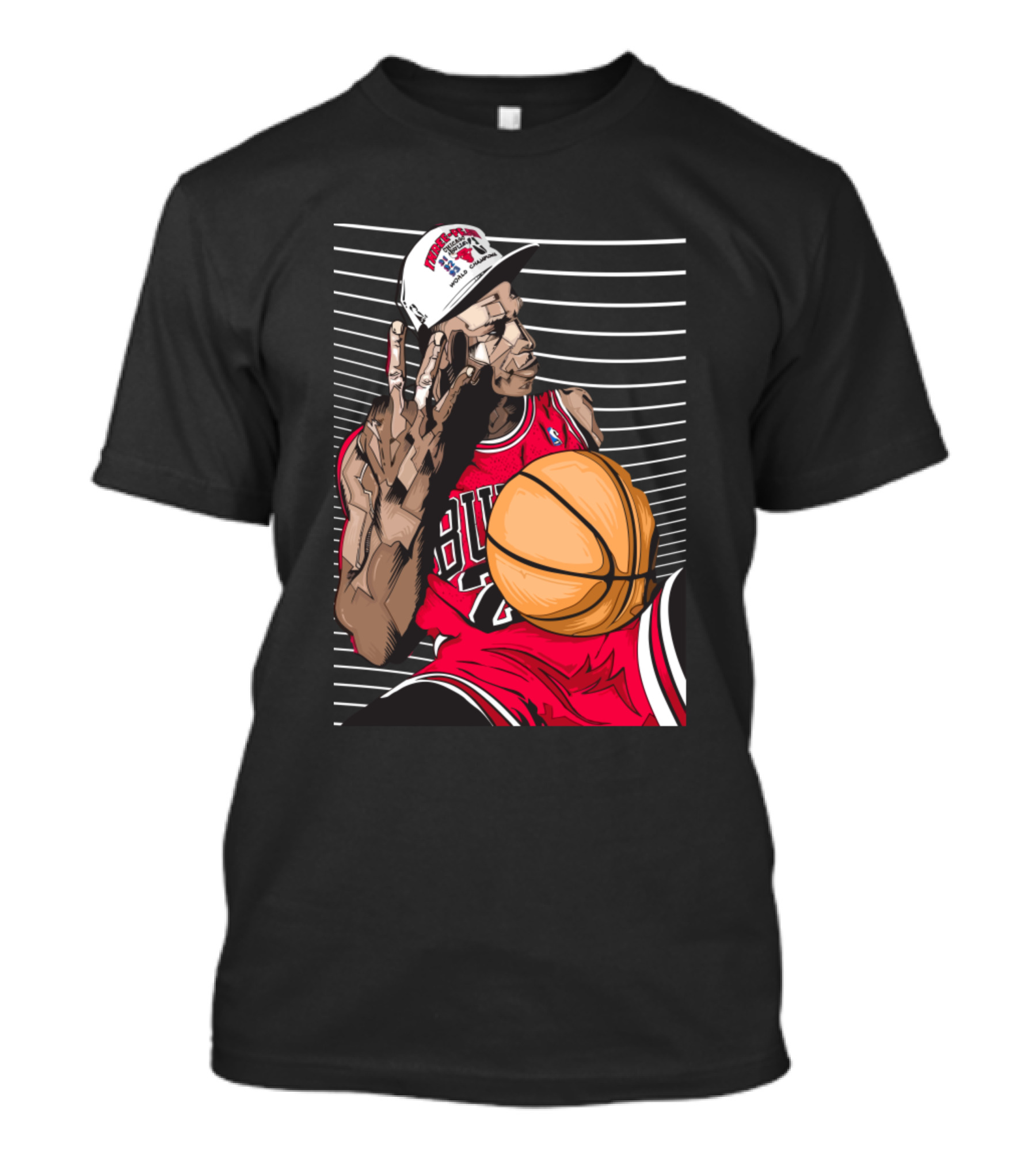 Jordan Bulls Basketball Iconic Champion T-Shirt