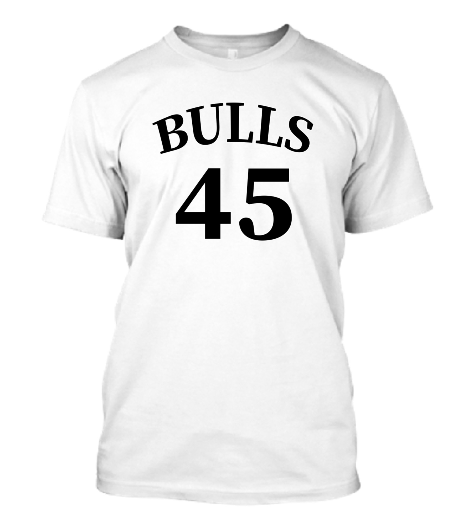Jordan Bulls 45 Retro Fans Iconic Jersey T-Shirt