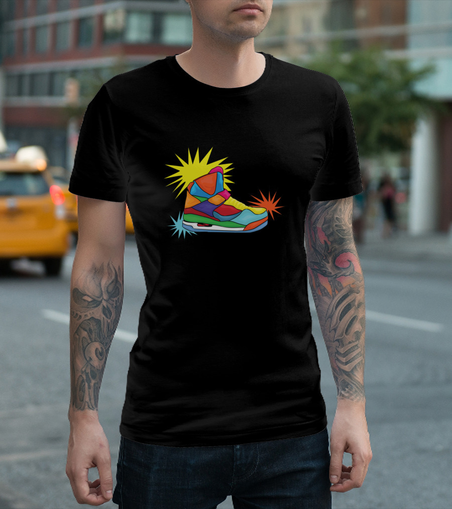 Jordan Colorful Clay Shoes Vibrant Sneaker Pop T-Shirt