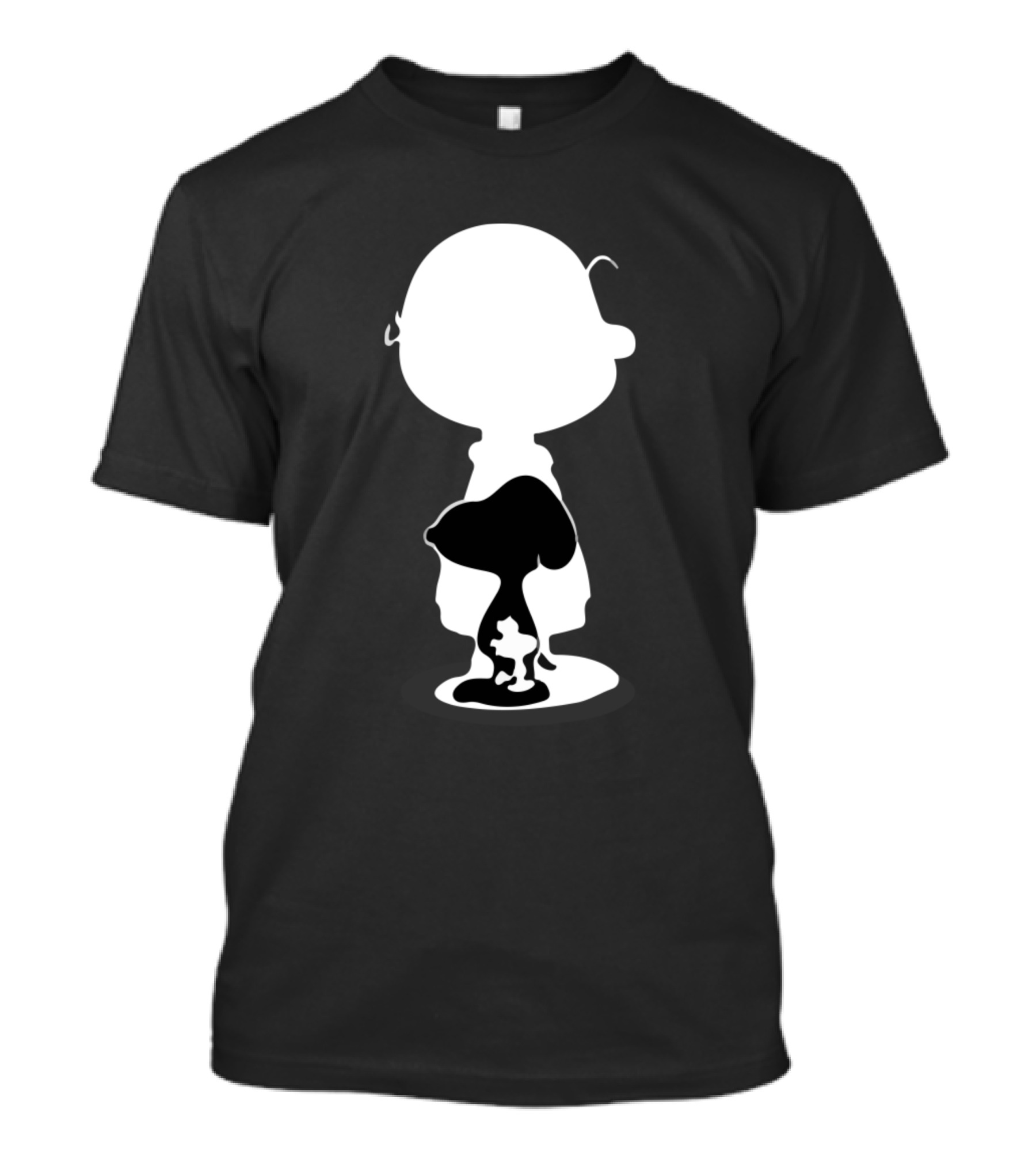Snoopy Peanuts Charlie Brown Silhouette Shadow Duo T-Shirt