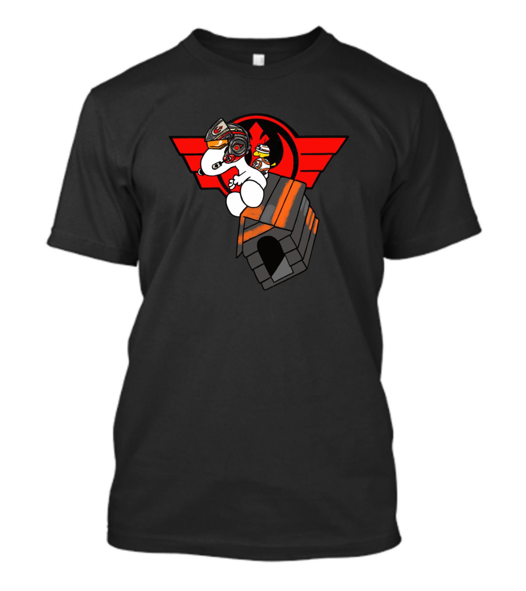 Snoopy Red Leader Star Wars Pilot Doghouse T-Shirt
