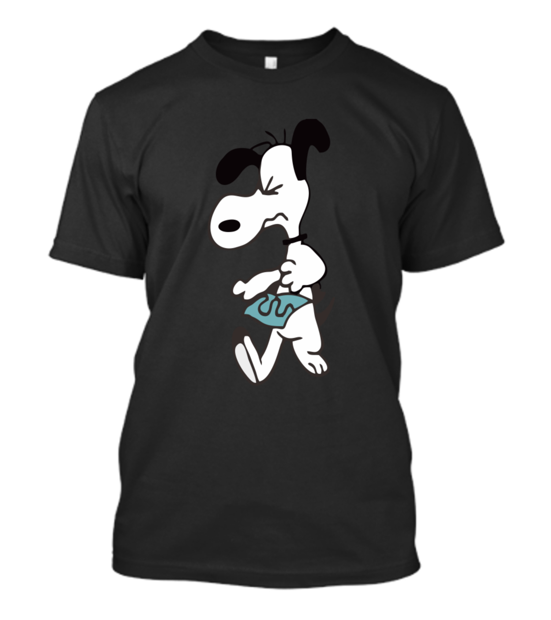 Snoopy Walking With Music Notes T-Shirt