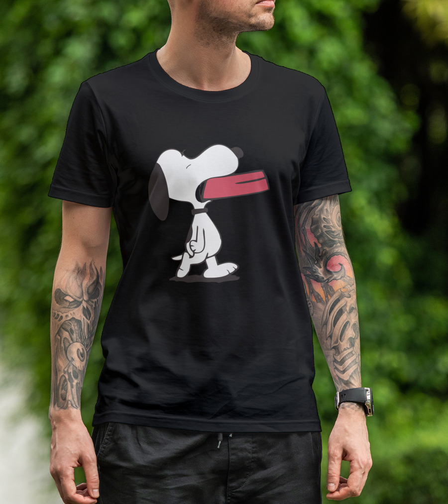 Very Hungry Snoopy Moment Comic Strip Icon Snoopy T-Shirt