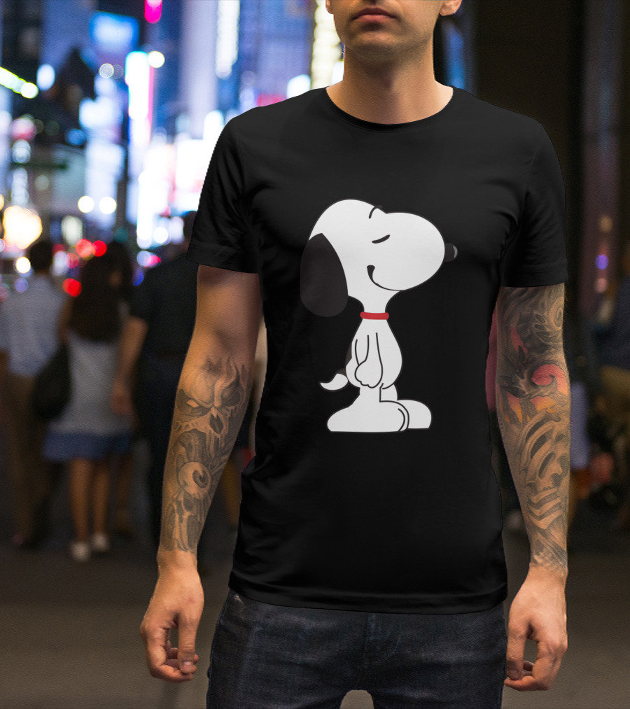 When Snoopy Thinks Snoopy Peanuts Calm Pose T-Shirt