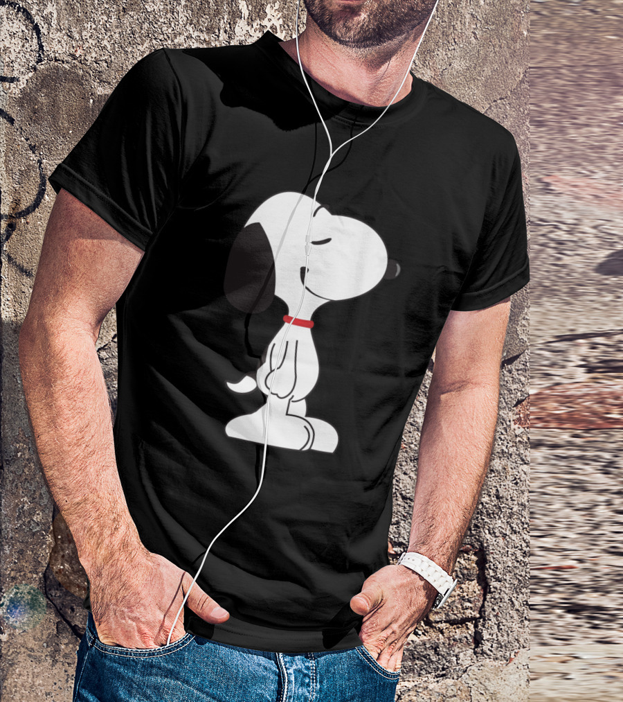 When Snoopy Thinks Snoopy Peanuts Calm Pose T-Shirt
