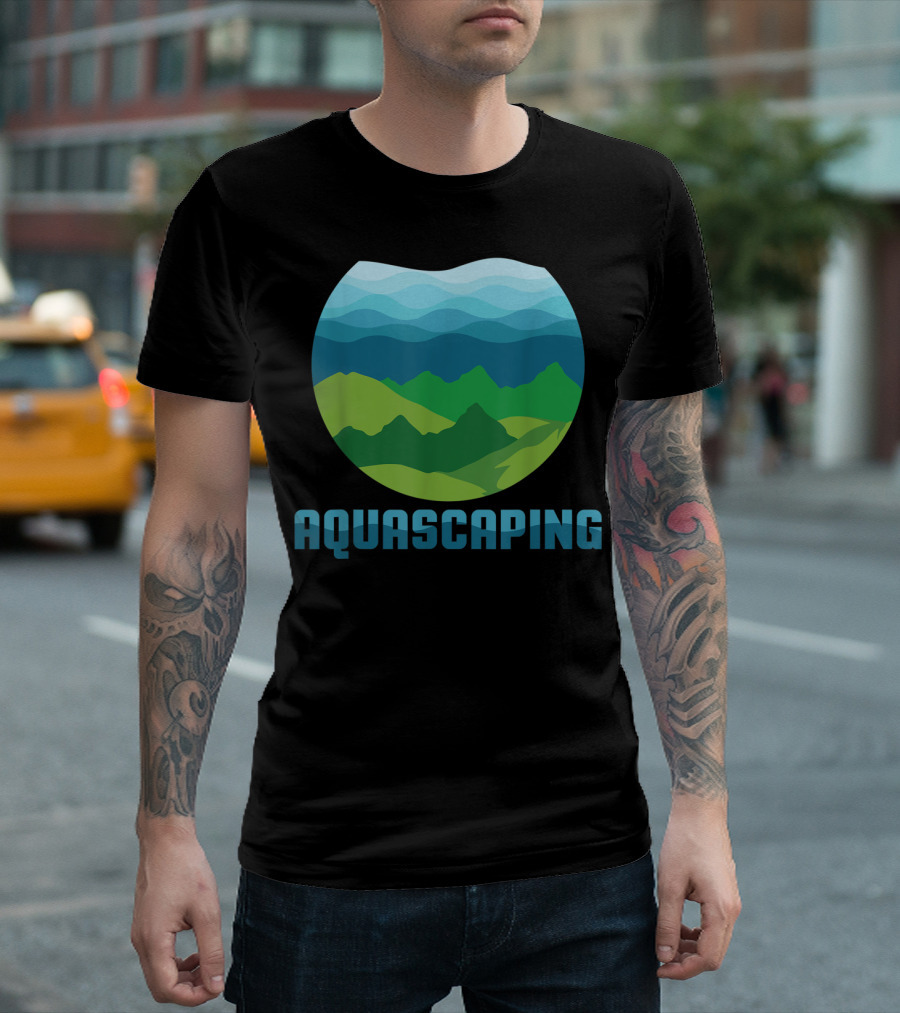 Aquascaping I Aquarium Fish Tank Gardener Nature T-Shirt