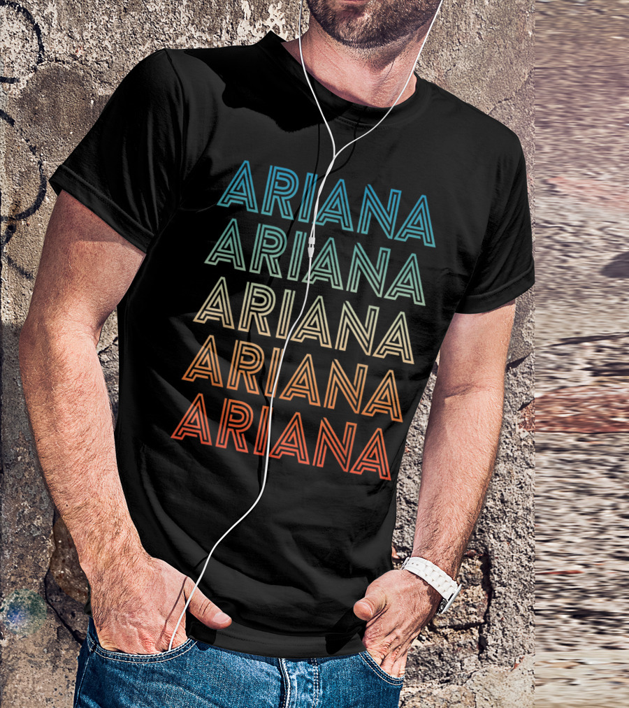 Ariana Multi-Color Gradient T-Shirt