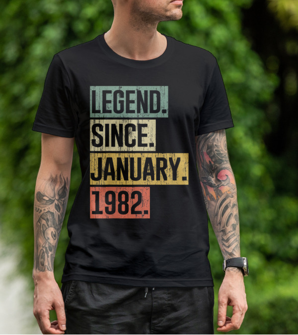 Legend Since January 1982 T-Shirt