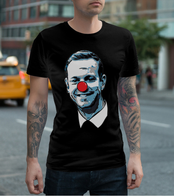 Assistant To The Commish Fraudmann Clown Nose Face T-Shirt