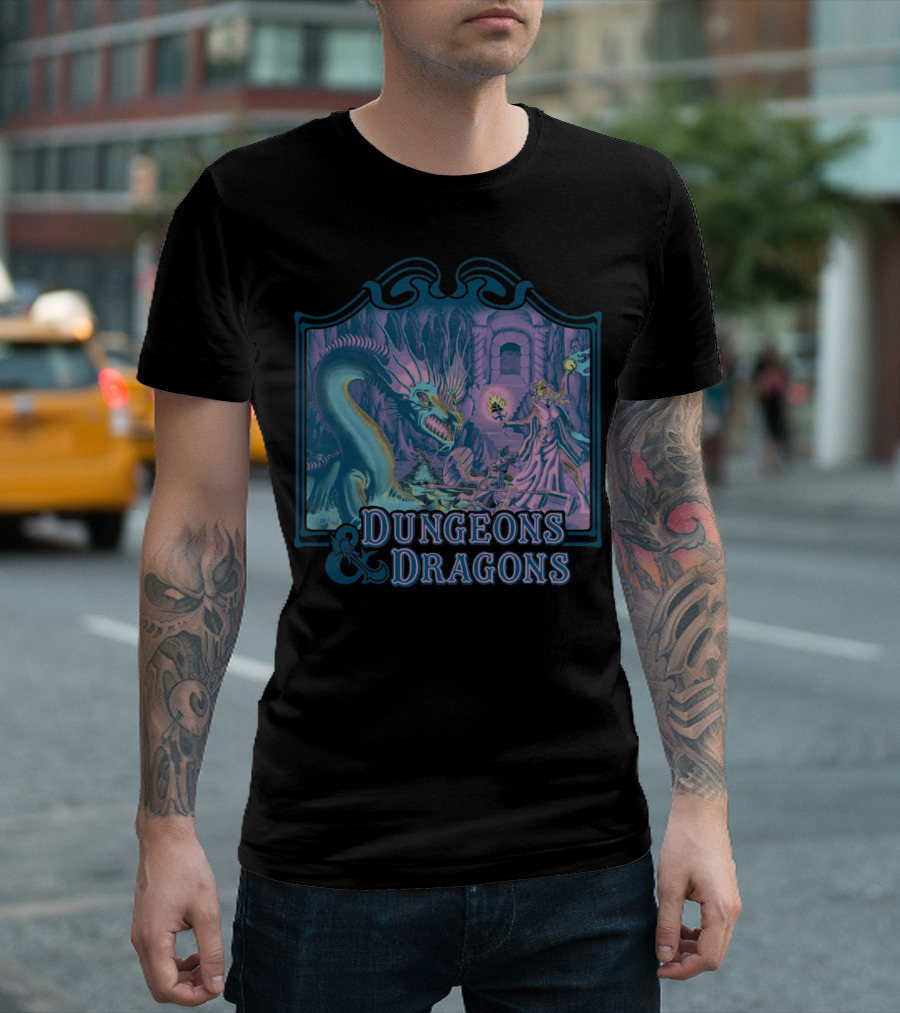 Dungeons Dragons Classic Basic Rule Fantasy Creature Encounter T-Shirt