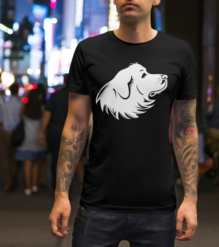 Great Pyrenees Majestic Canine Profile T-Shirt