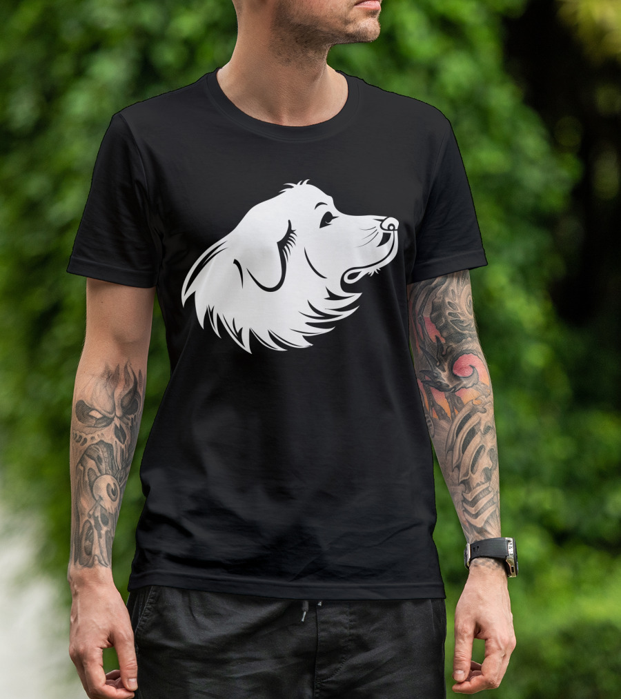 Great Pyrenees Majestic Canine Profile T-Shirt