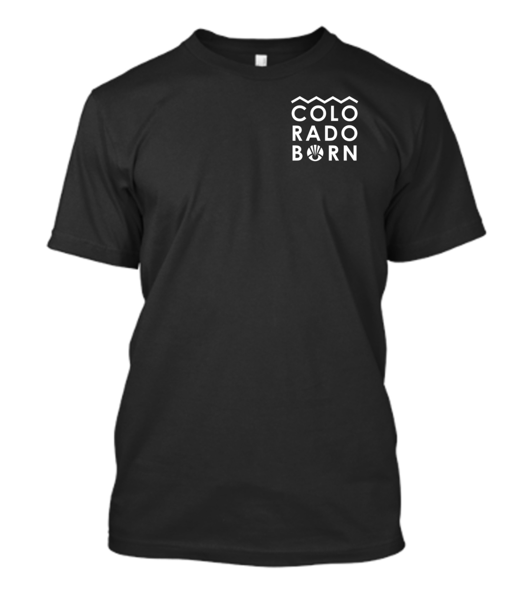 Colorado Born Featuring Iconic Sun Mountain Wave T-Shirt