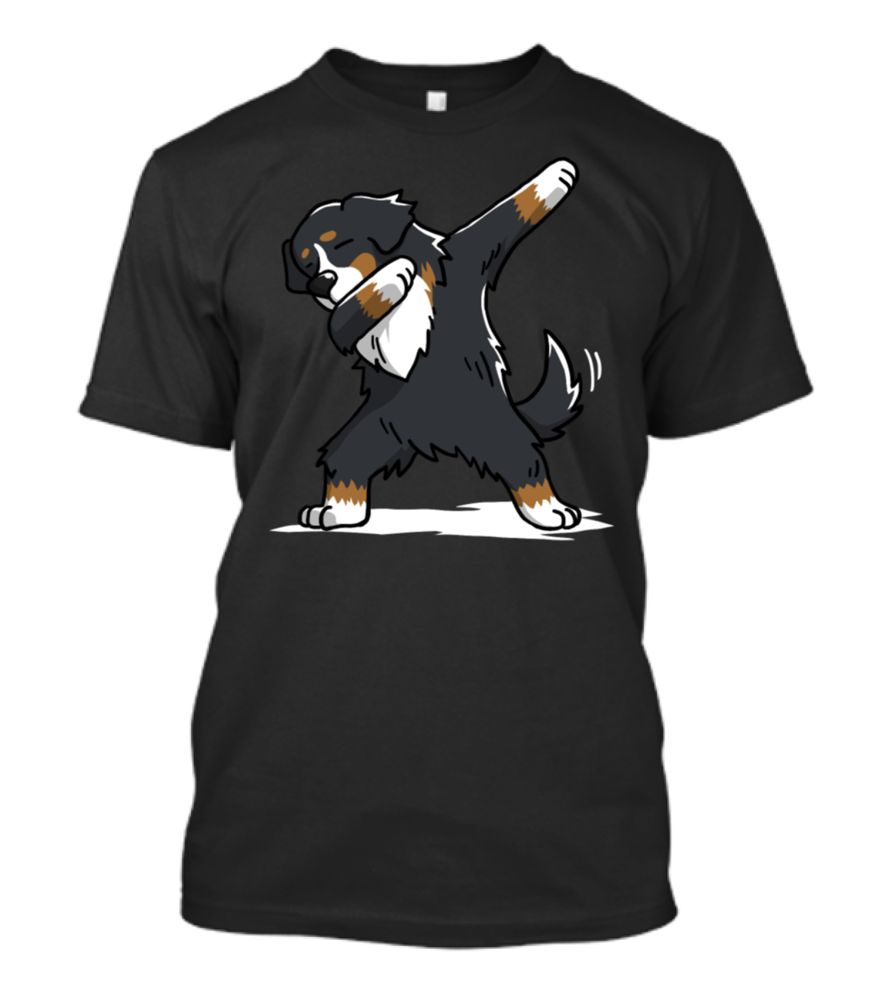 Bernese Mountain Dog Performing Dab Dance Fun T-Shirt