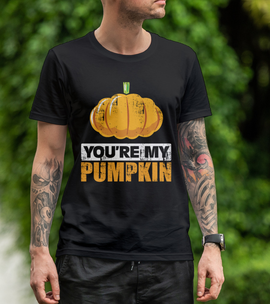 You're My Pumpkin Love Halloween Couple T-Shirt