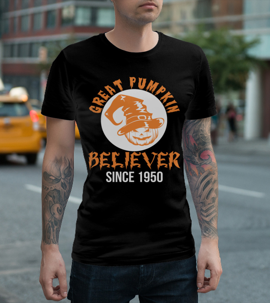 Great Pumpkin Believer Since 1950 Halloween T-Shirt