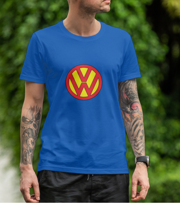 VW Superman Logo Mashup T-Shirt