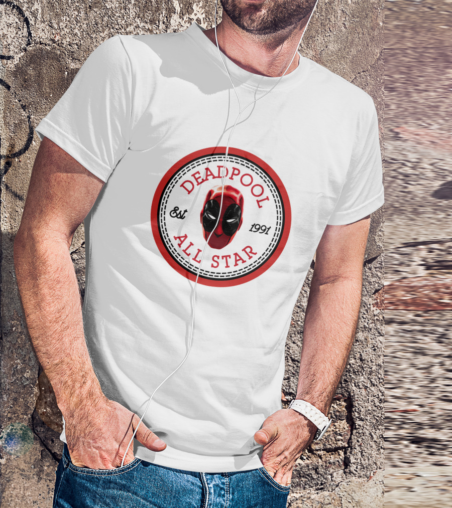 Deadpool All Star Est 1991 Converse T-Shirt