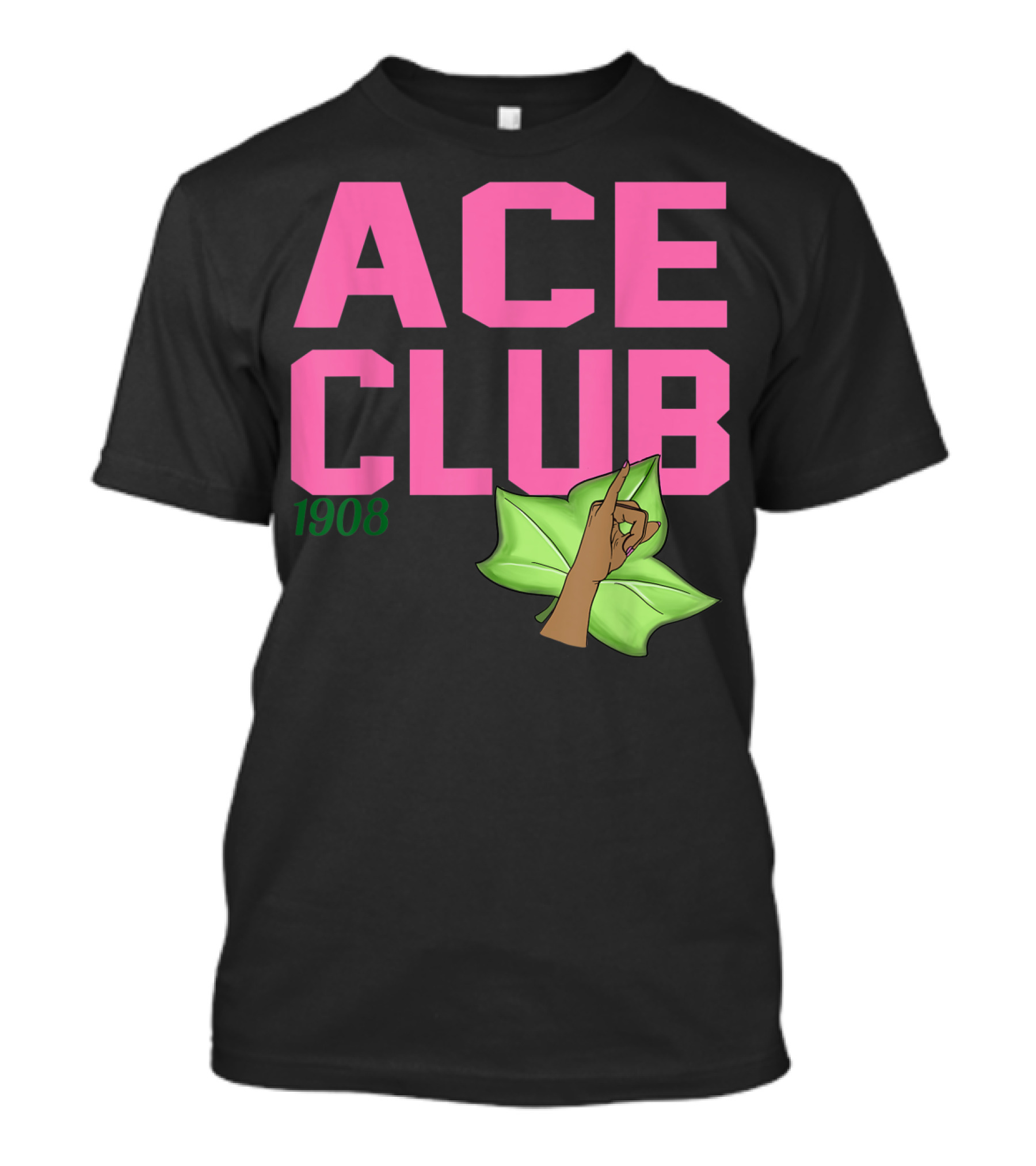 Ace Club 1908 Paraphernalia Aka Leaf Hand Gesture T-Shirt