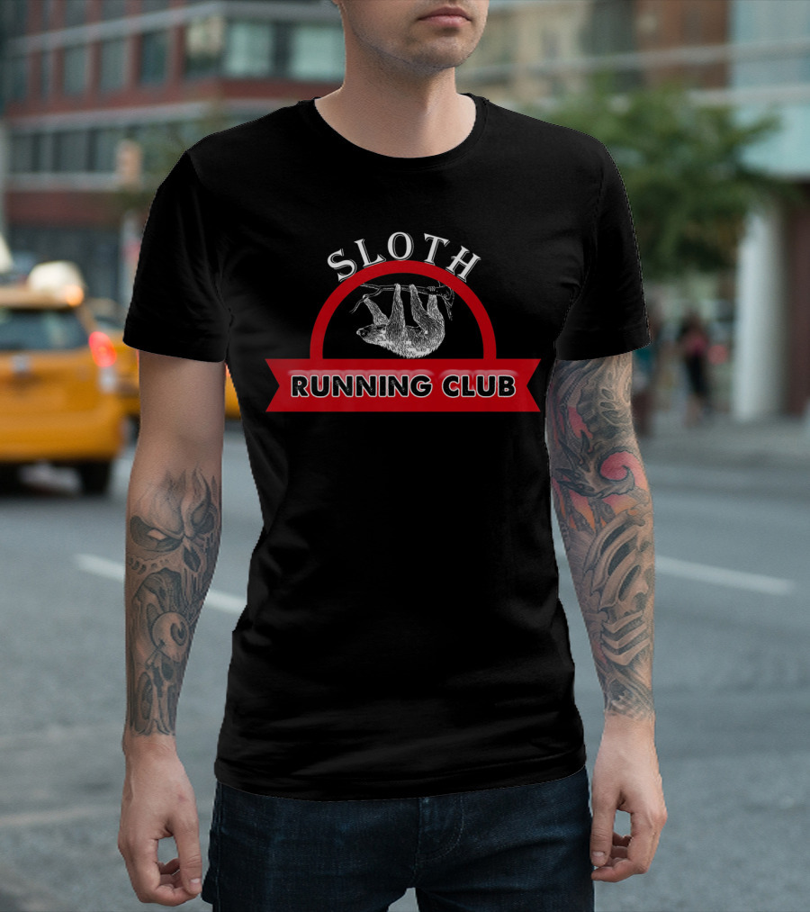 SLOTH Running Club Adorable For Sloth Lovers T-Shirt