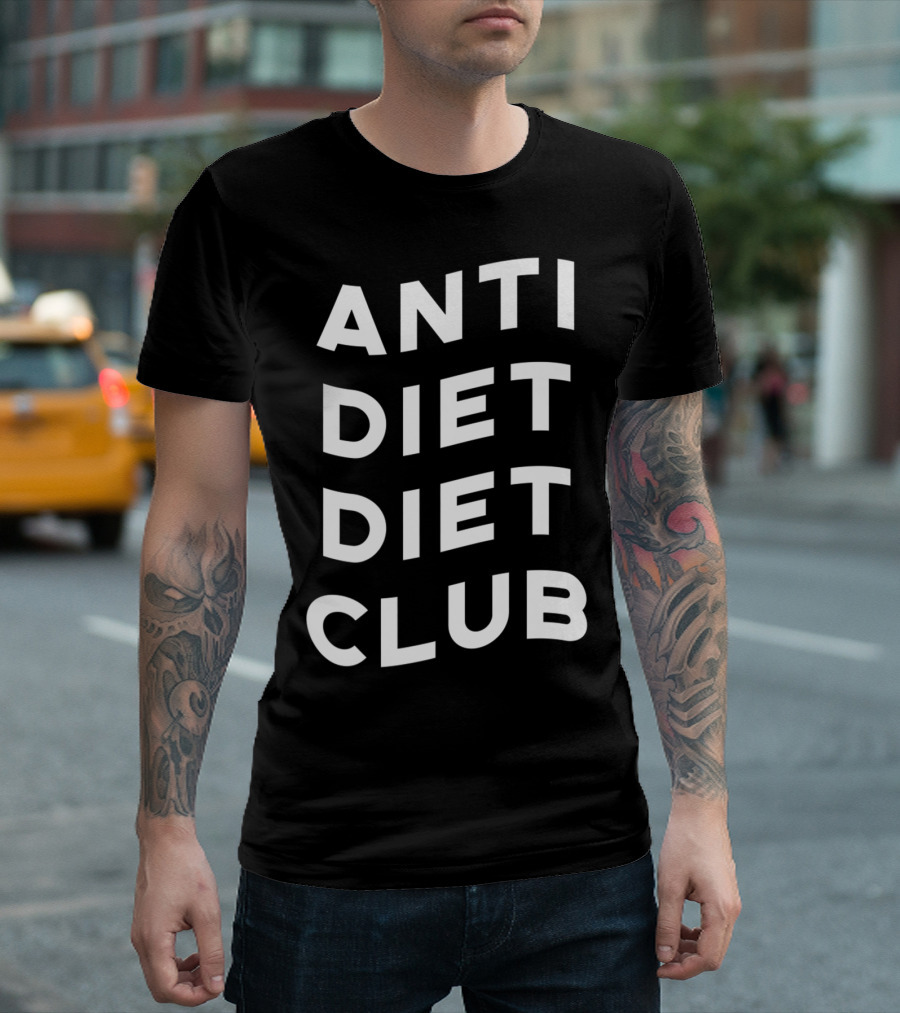 Anti Diet Diet Club For Fast Food Enthusiasts T-Shirt