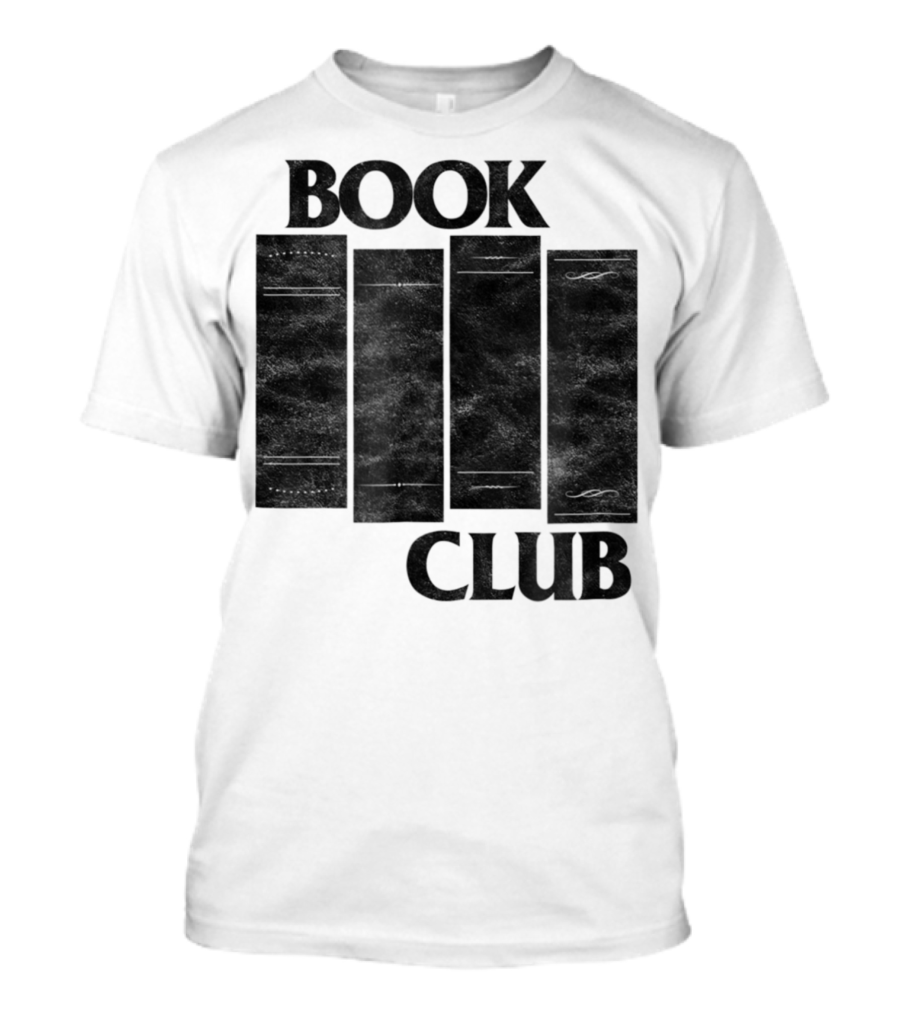 Book Club Nerdy Black Bookish Reader Writer T-Shirt