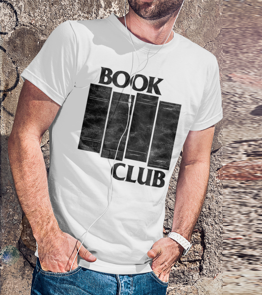 Book Club Nerdy Black Bookish Reader Writer T-Shirt