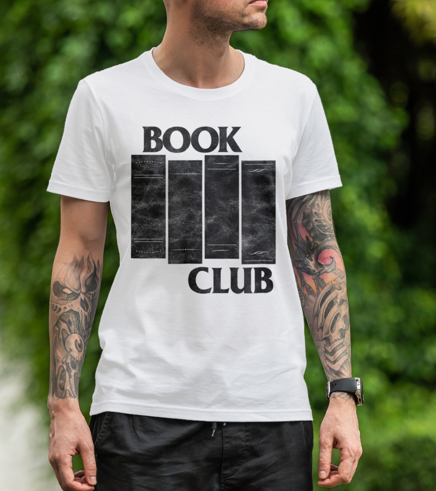 Book Club Nerdy Black Bookish Reader Writer T-Shirt