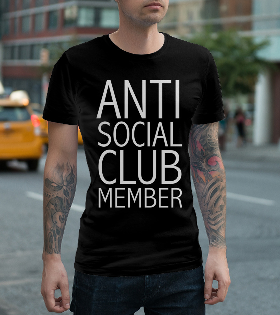 ANTI SOCIAL CLUB MEMBER Black T-Shirt