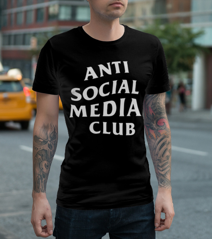 ANTI SOCIAL MEDIA CLUB Human Interaction Resistance Society T-Shirt