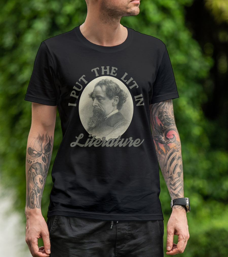 I Put The Lit In Literature Vintage T-Shirt
