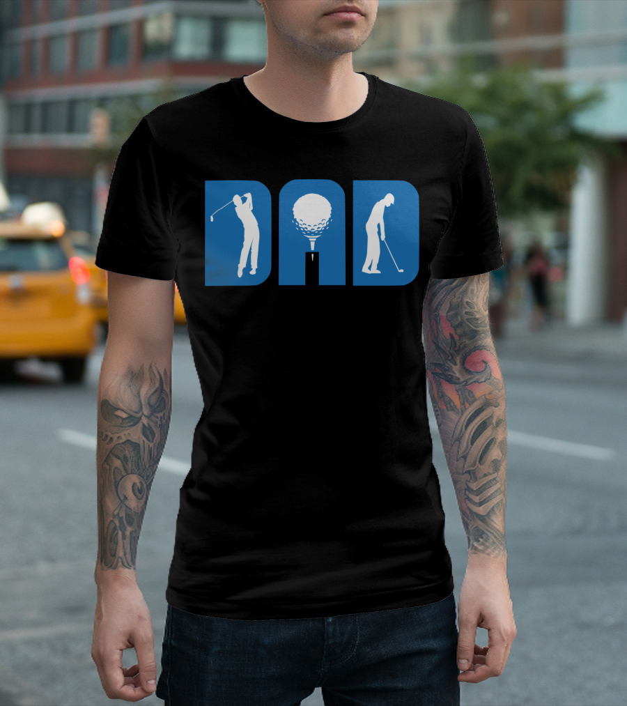 Golf Dad Club Player Par Father's T-Shirt