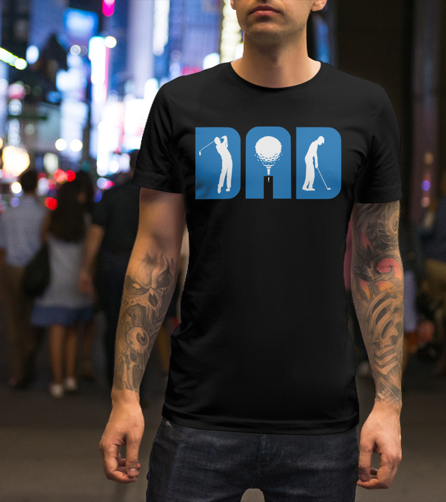 Golf Dad Club Player Par Father's T-Shirt