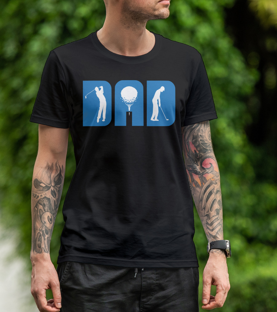 Golf Dad Club Player Par Father's T-Shirt