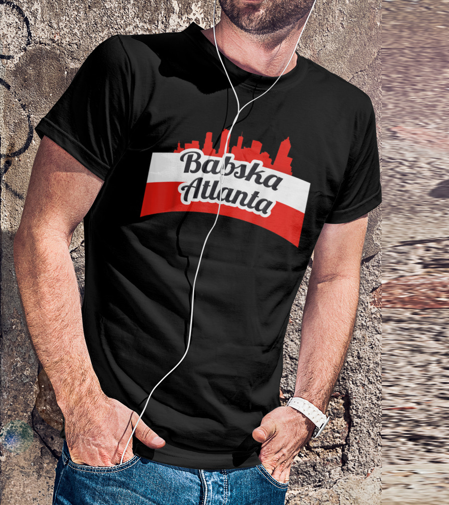 Babska Atlanta Skyline Banner T-Shirt