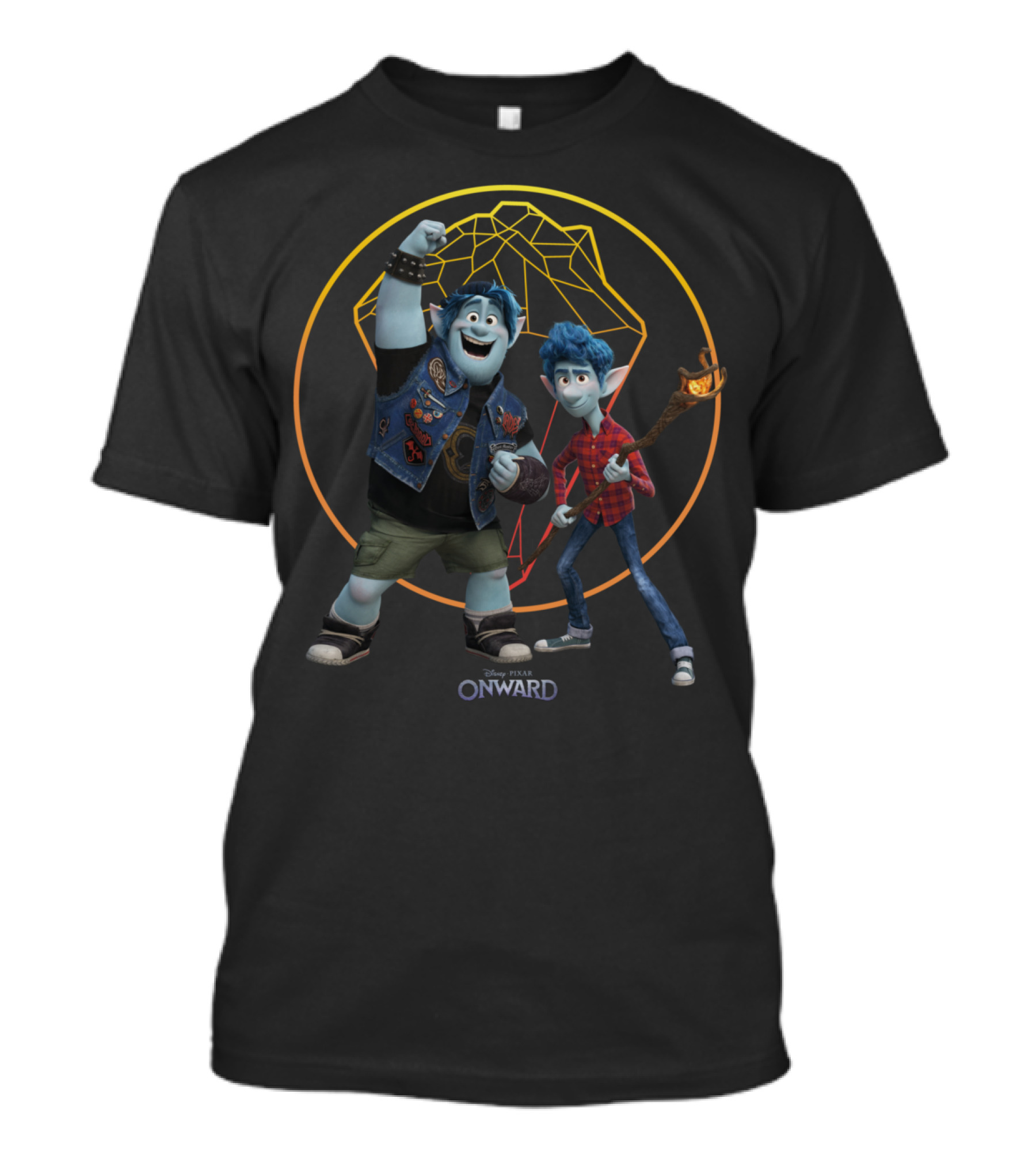 Disney Pixar Onward Ian And Barley Magic Gem Adventure T-Shirt