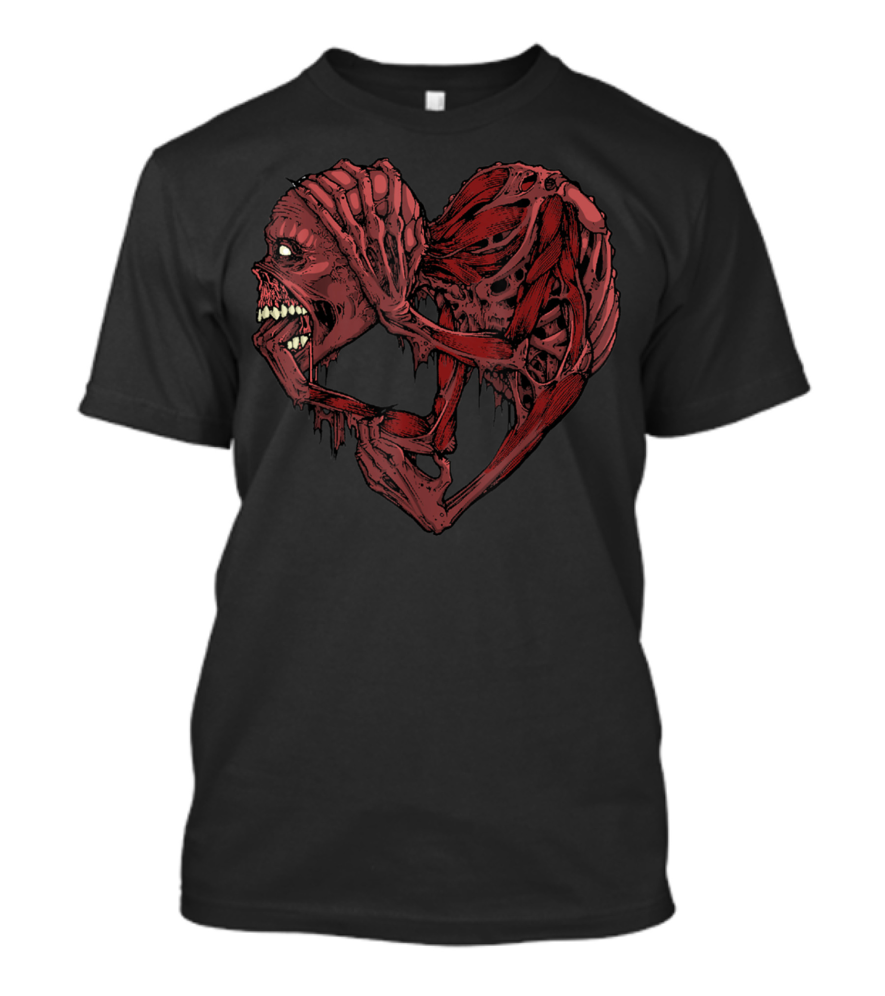 Eat Your Heart Out Zombie Anatomy Fusion T-Shirt