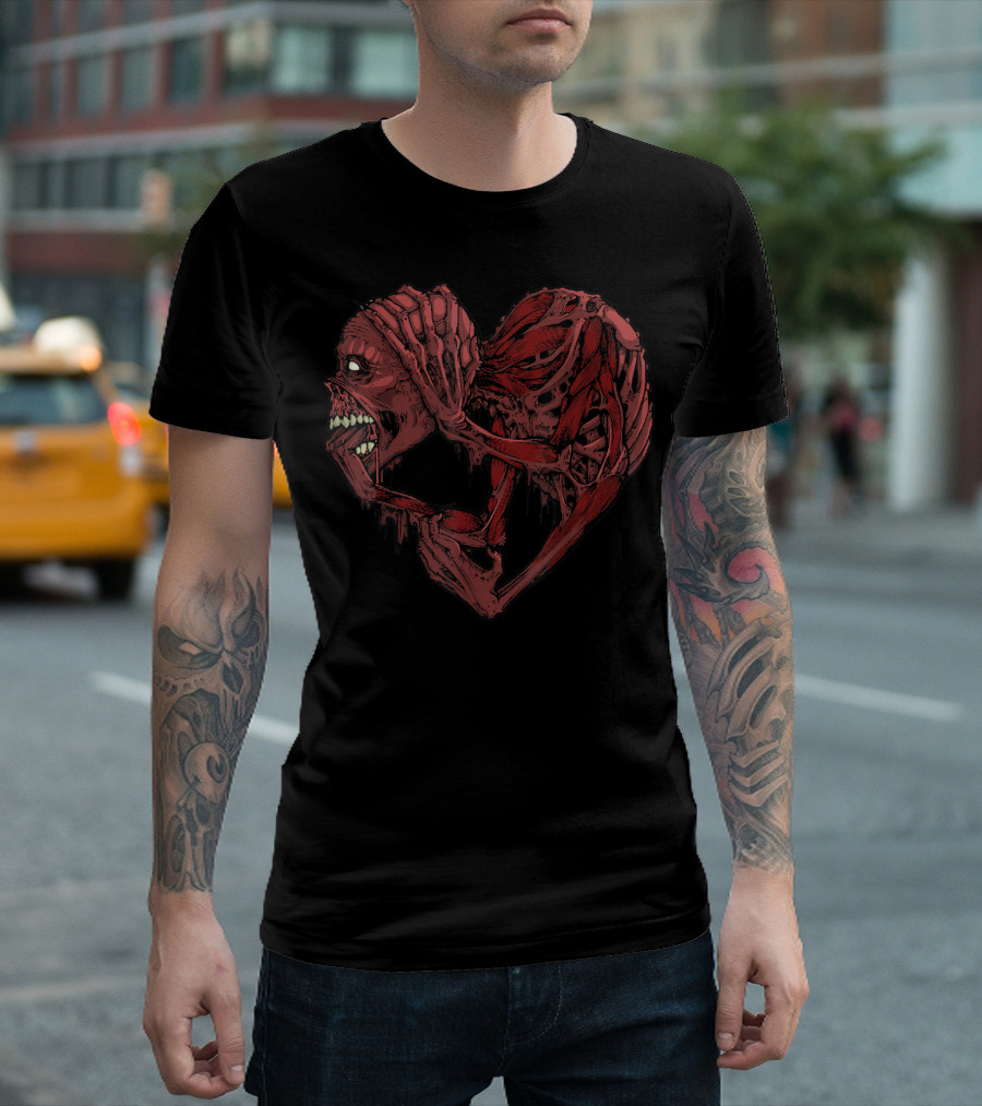 Eat Your Heart Out Zombie Anatomy Fusion T-Shirt