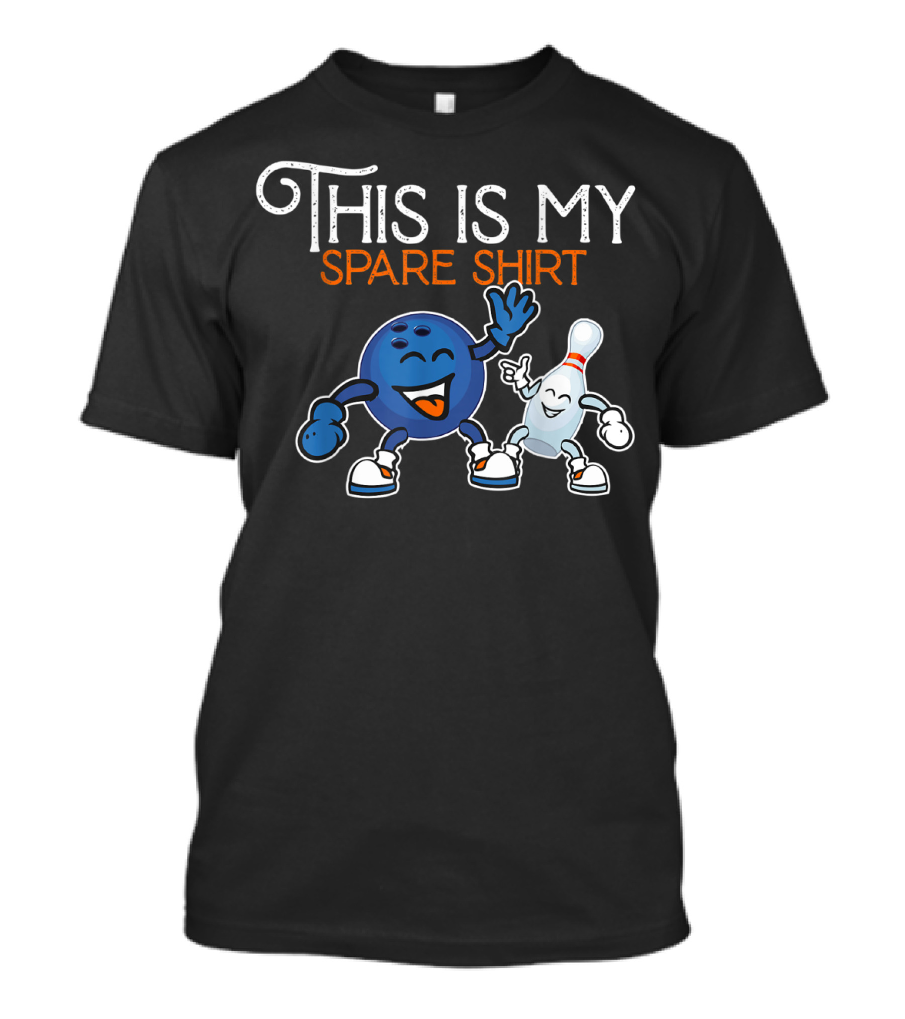 This Is My Spare Shirt Funny Bowling Ball And Pin T-Shirt