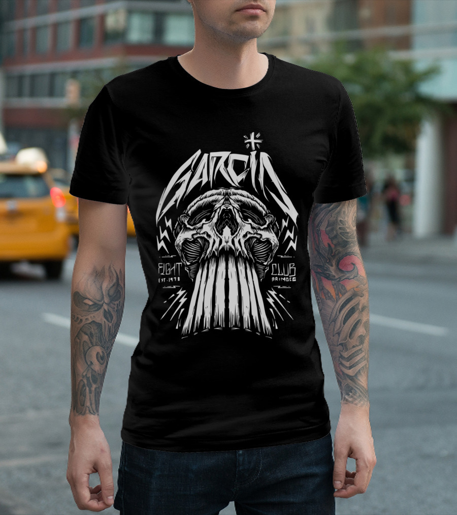 Garcia Fight Club Est. 1978 Pr1moco Skull T-Shirt