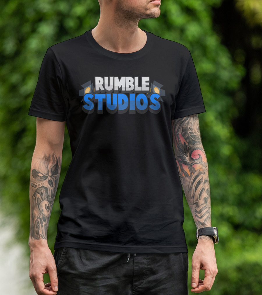 Rumble Studios Spotlights Logo T-Shirt