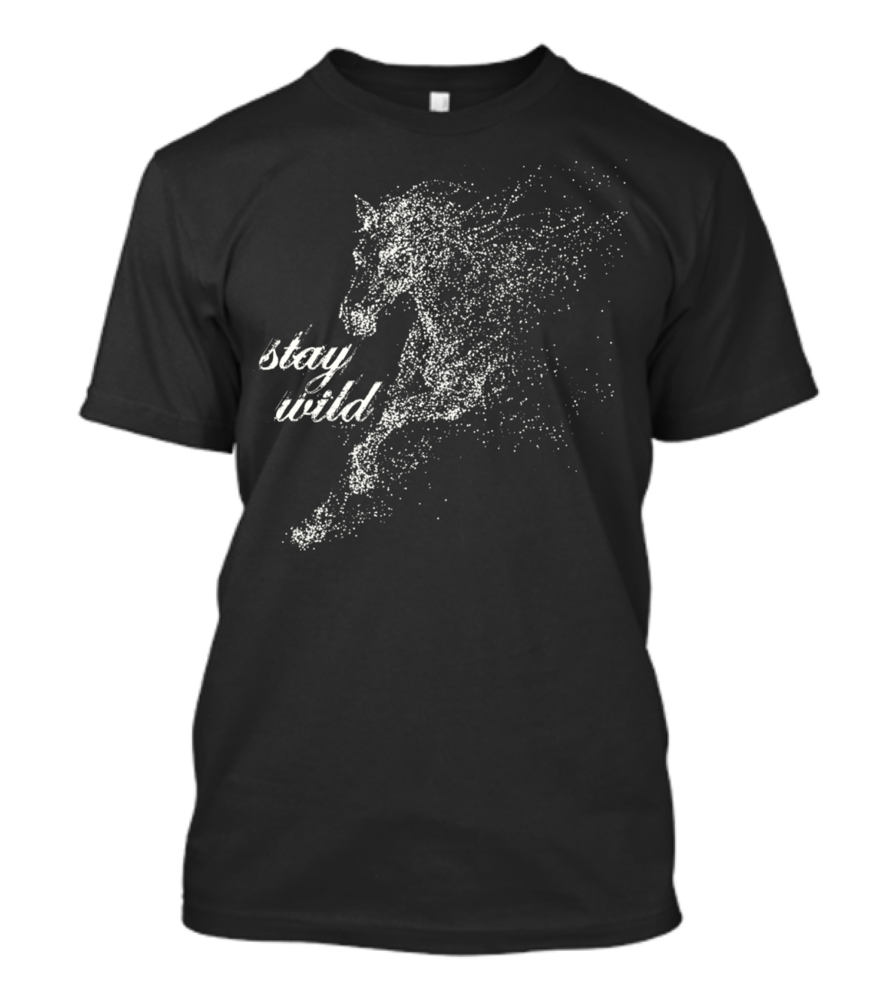 Stay Wild Horse Country Western Galloping Spirit T-Shirt