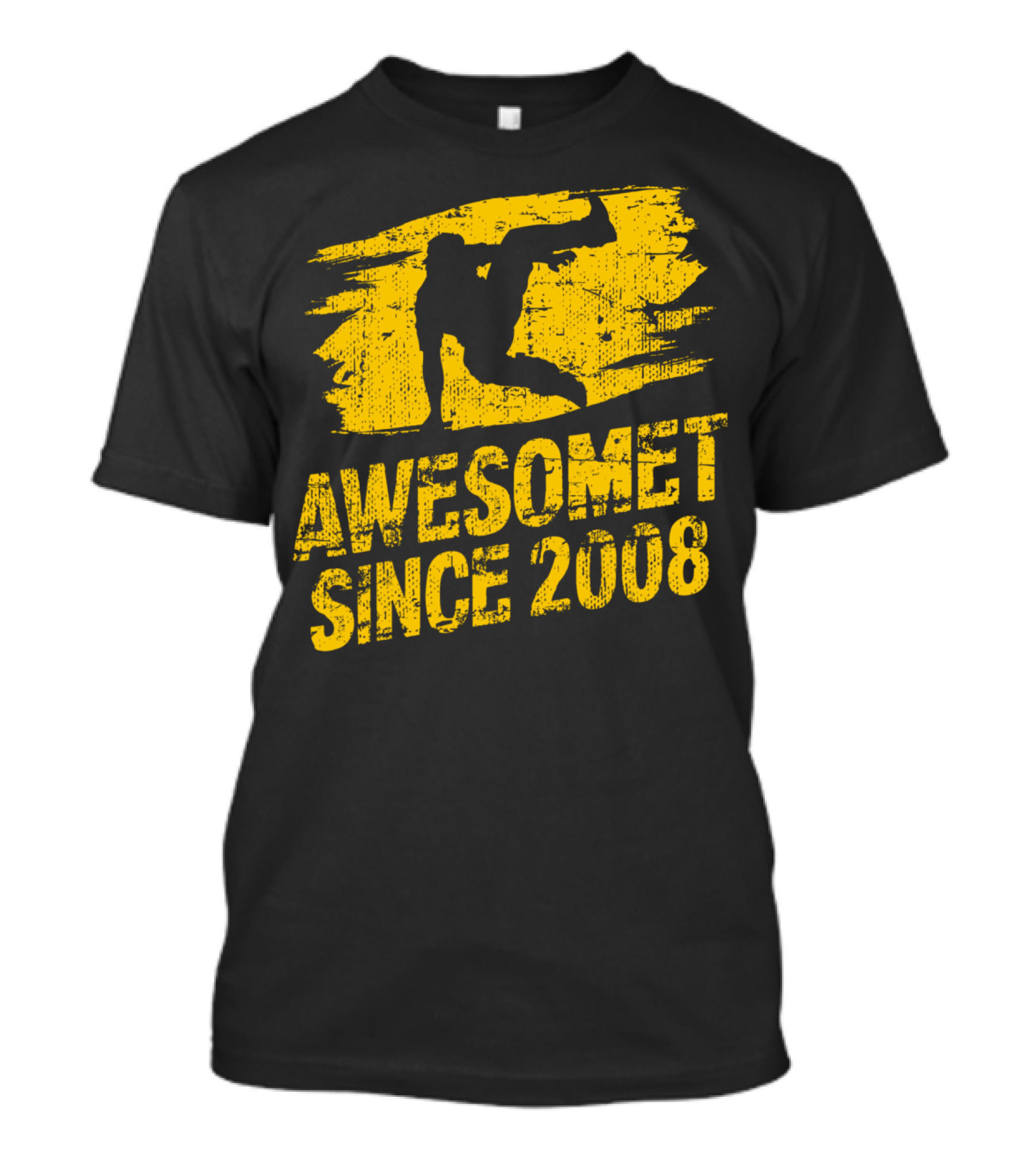 Awesome 12 Year Old Birthday Parkour Since 2008 T-Shirt