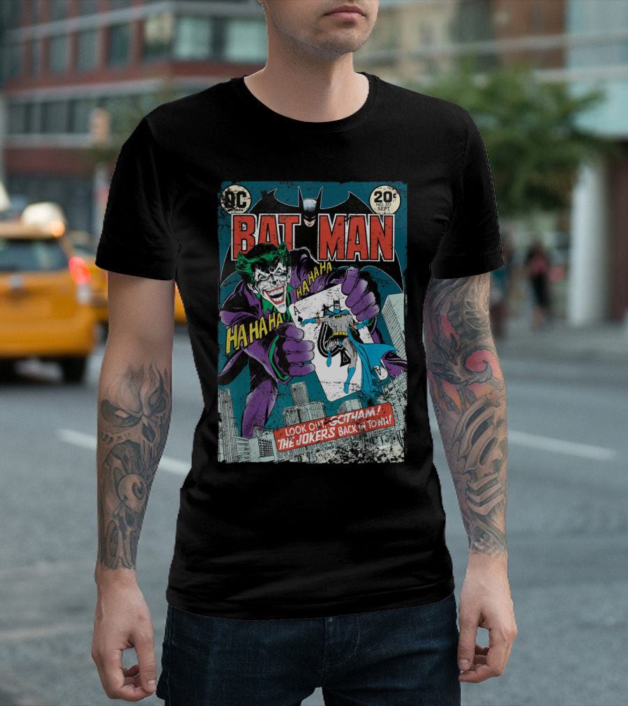 Dc Comics Batman Issue 251 Joker Gotham Batman Symbol 20c September Cover T-Shirt