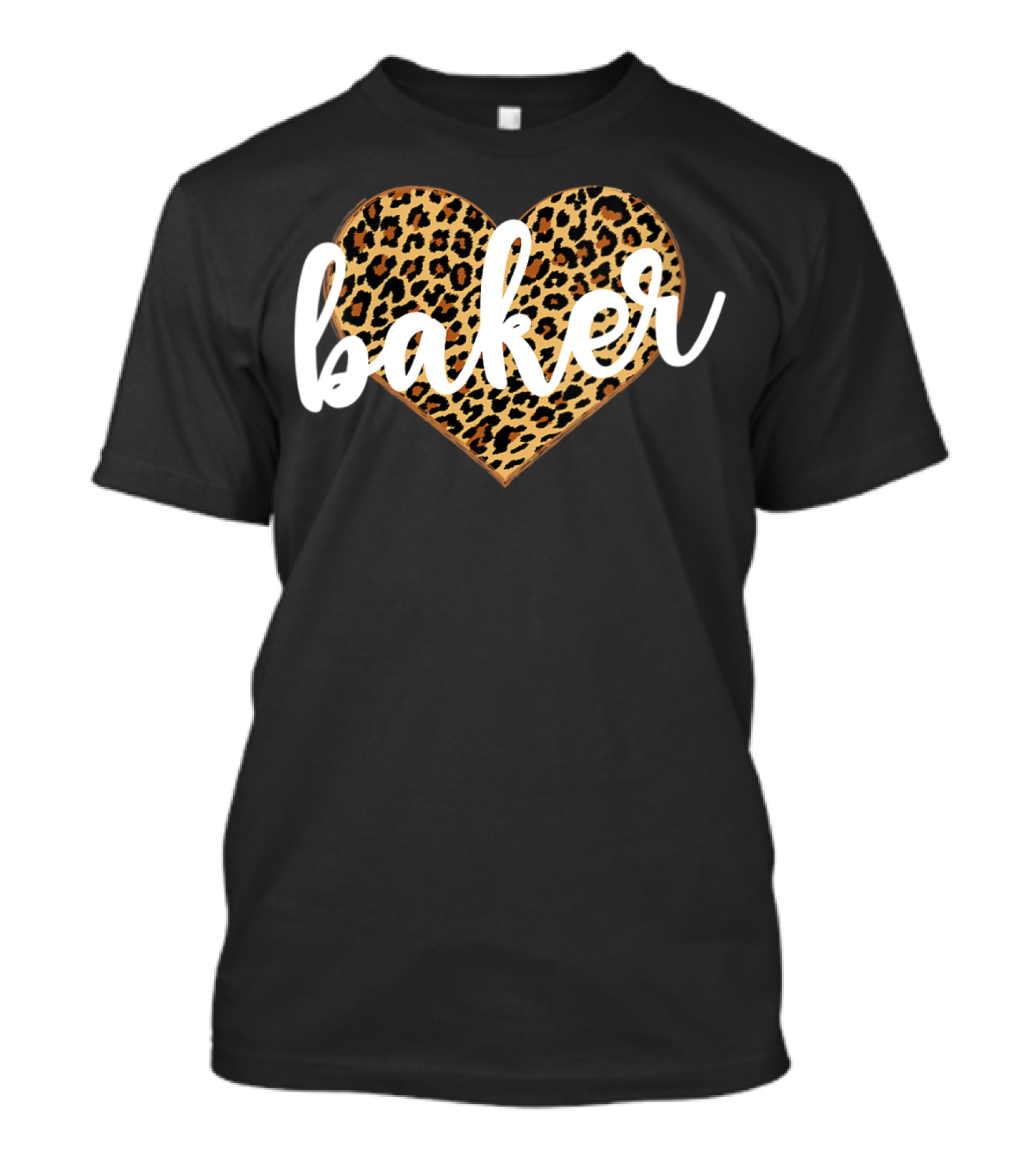 Baker Leopard Heart Print T-Shirt